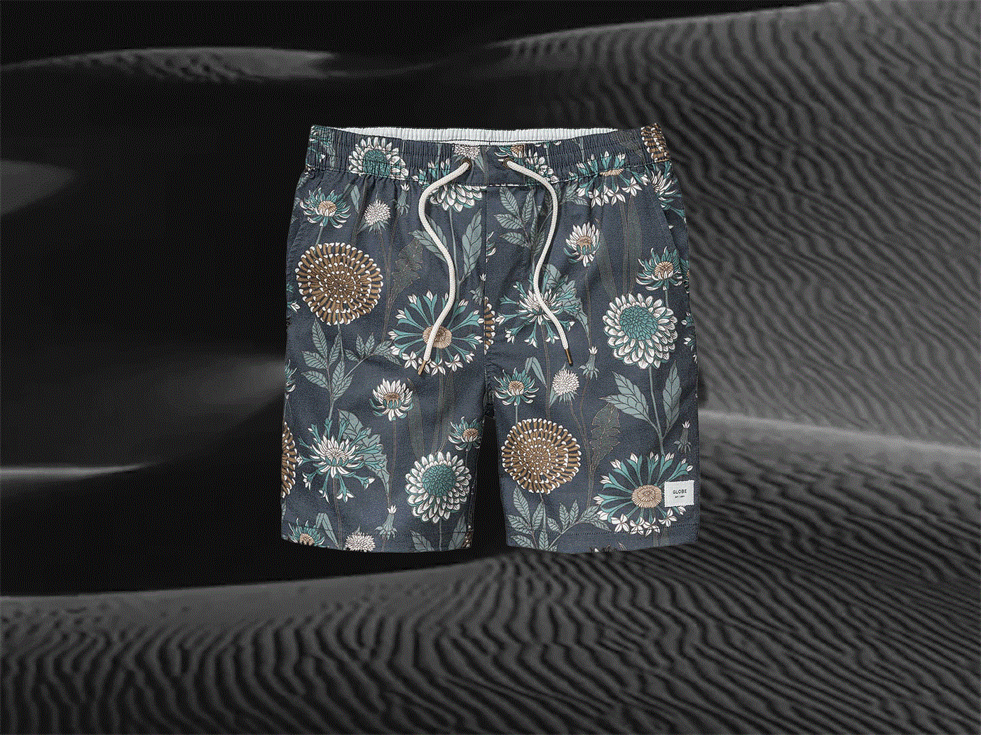 3. GLOBE botany poolshort deep sea floral