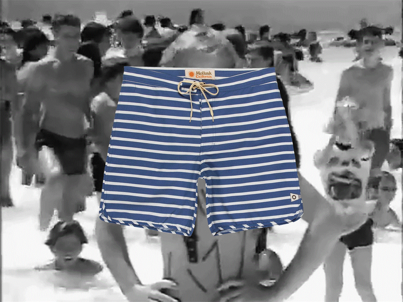 5. Mollusk Cut Out Stripes navy fog stripe beach day