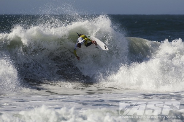 Alejo Muniz beat Josh Kerr and Brett Simpson. How good's the kid? Photo: ASP/Cestari