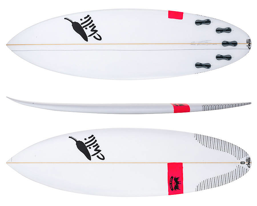 CLEAR SURF SURFBOARDS CHILLI PERFORMANCE CHRAREBIRDCLR 3