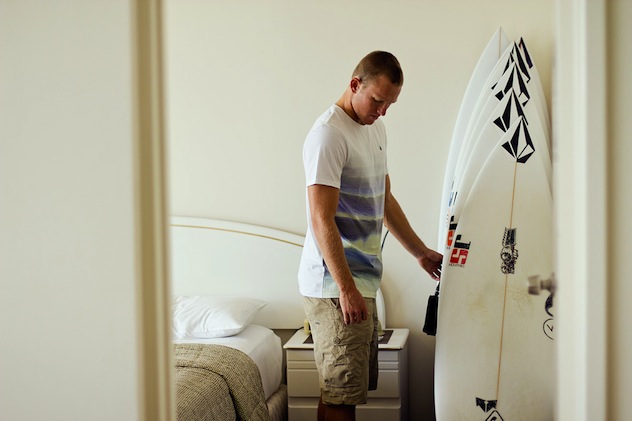 Dusty and a quiver he's real fond of, Rainbow Place Apartments, Gold Coast. Photo by Shinya Dalby