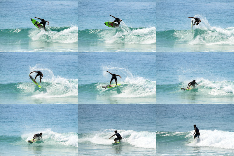 Yeah, it's a little wave, but throwing a varial out of the lip with no grab is rather tech.