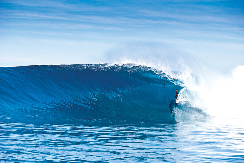 Yeah, it's not Chopes, but it is Jeremy, and it is Tahiti. Never forget. Photo by Timo Jarvinen