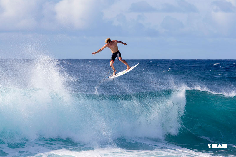 Stab Magazine | John John Florence nearly stomps a backside 540!