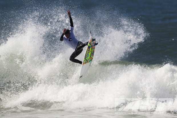 Miguel Pupo will surf against Kai Otton in round two. Photo: ASP/Cestari