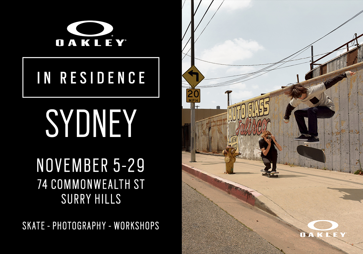 Oakley In Residence - Sydney - Web Flyer
