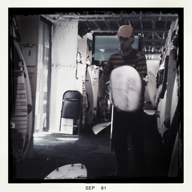 Patty Gudang again, readying ze gear. Now that's focus.