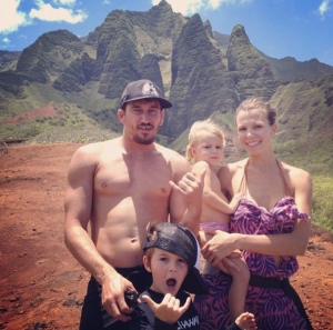 Barca and his family on Kauai. 