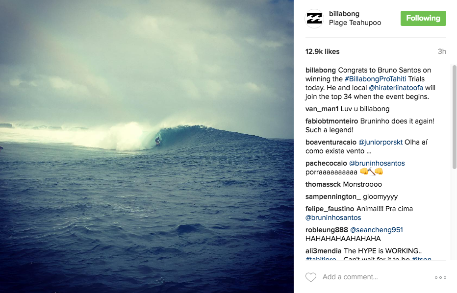 Bruno Santos Teahupoo