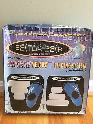 Sector Deck velcro binding system for surfboards and