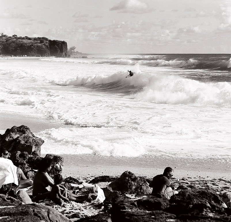 This is Jeremy at home in reunion Island, from an issue of Stab back when you could still surf in Reunion. Photo: Timo Jarvinen