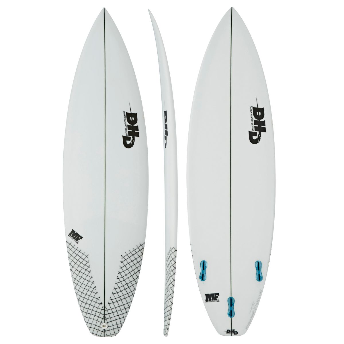 dhd surfboards dhd mf ducks nuts dna surfboard white