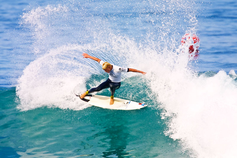 Mick, way back in 2001, en route to scooping gold as wildcard. Photo: Joli