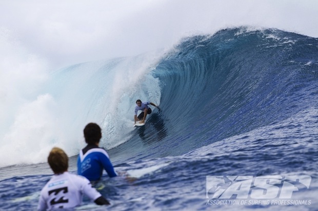 Brett Simpson knocked out current world number one Joel Parkinson. Photo: ASP/Kirstin